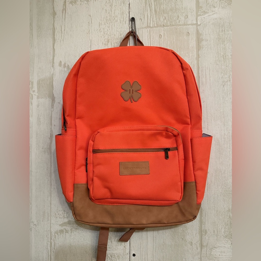 Lucky Brand Orange Backpack